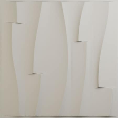 Ekena Millwork 19 5/8in. W x 19 5/8in. H Brick Wave EnduraWall Decorative 3D Wall Panel, Total 32.04 Sq. Ft., 12PK WP20X20BVGBW-CASE-12